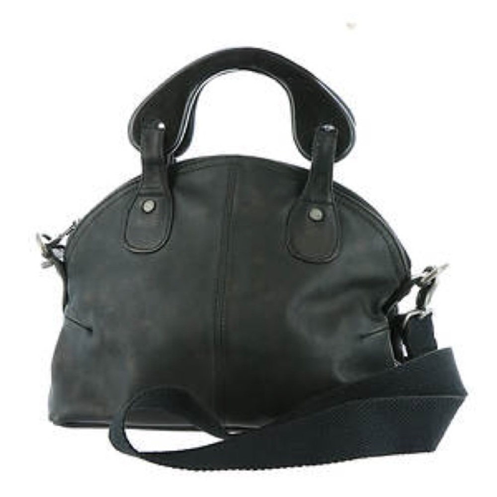 Free People leather willow tote